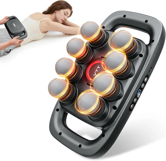 8 Head Massage Gun for Back, Shoulders, Legs,  & Muscle Pain Relief